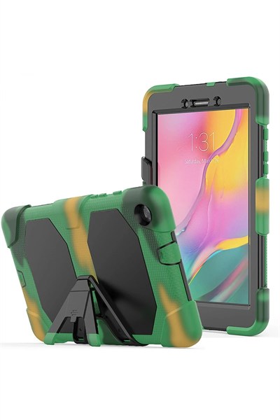 Mey İthalat®  Samsung Galaxy T290 Tab A 8 Kılıf Griffin Tablet Kapak - Kamuflaj