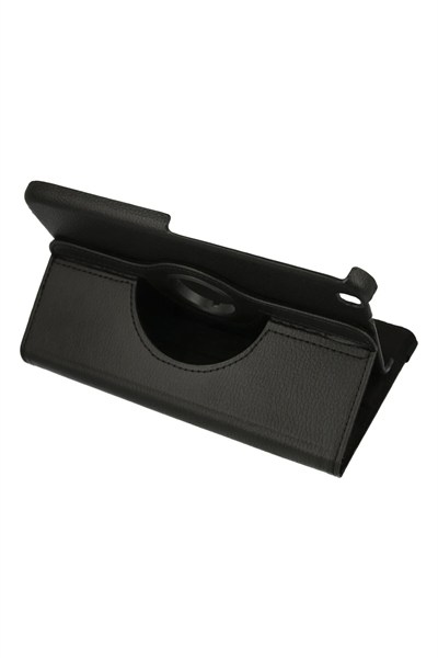 Mey İthalat®  Samsung Galaxy T310 Tab 3 8 Kılıf 360 Tablet Deri Kılıf - Siyah