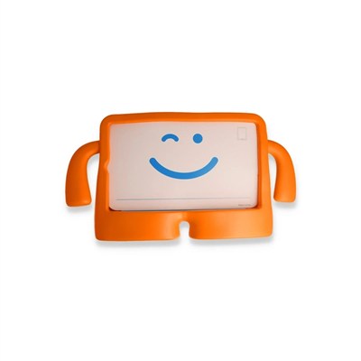 Mey İthalat®  Samsung Galaxy T500 Tab A7 10.4 Kılıf Karakter Tablet Silikon - Turuncu