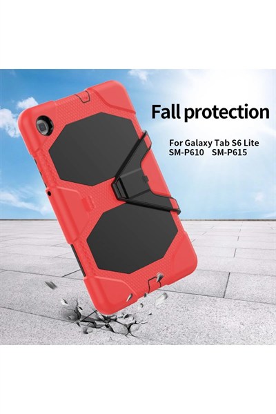 Mey İthalat®  Samsung Galaxy T500 Tab A7 10.4 Kılıf Griffin Tablet Kapak - Kırmızı