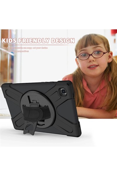 Mey İthalat®  Samsung Galaxy T500 Tab A7 10.4 Kılıf Amazing Tablet Kapak - Siyah