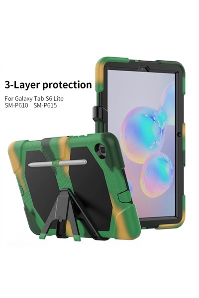 Mey İthalat®  Samsung Galaxy T500 Tab A7 10.4 Kılıf Griffin Tablet Kapak - Kamuflaj