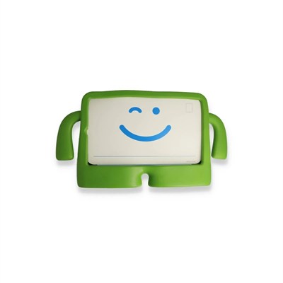 Mey İthalat®  Samsung Galaxy T500 Tab A7 10.4 Kılıf Karakter Tablet Silikon - Yeşil