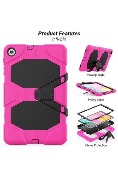 Mey İthalat®  Samsung Galaxy T510 Tab A 10.1 Kılıf Griffin Tablet Kapak - Pembe