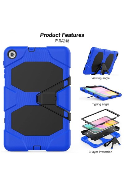 Mey İthalat®  Samsung Galaxy T510 Tab A 10.1 Kılıf Griffin Tablet Kapak - Mavi