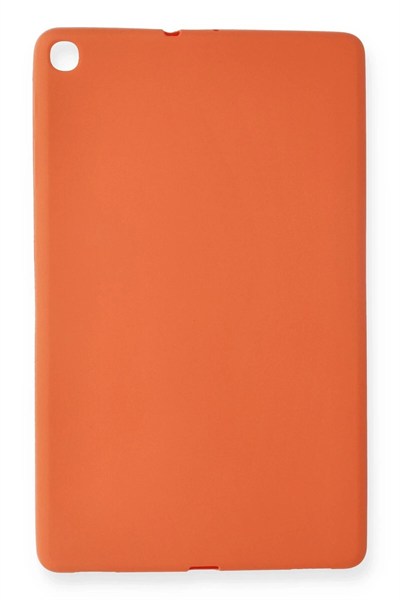Mey İthalat®  Samsung Galaxy T510 Tab A 10.1 Kılıf Evo Tablet Silikon - Turuncu