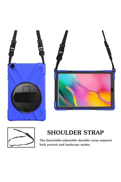 Mey İthalat®  Samsung Galaxy T510 Tab A 10.1 Kılıf Amazing Tablet Kapak - Mavi