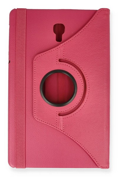Mey İthalat®  Samsung Galaxy T590 Tab A 10.5 Kılıf 360 Tablet Deri Kılıf - Pembe
