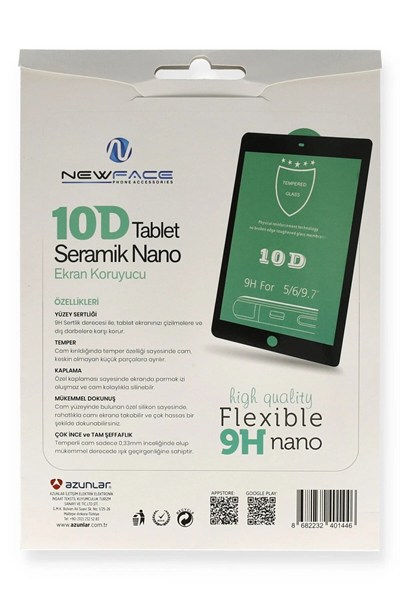 Mey İthalat®  Samsung Galaxy T720 Tab S5e 10.5 Tablet 10D Seramik Nano