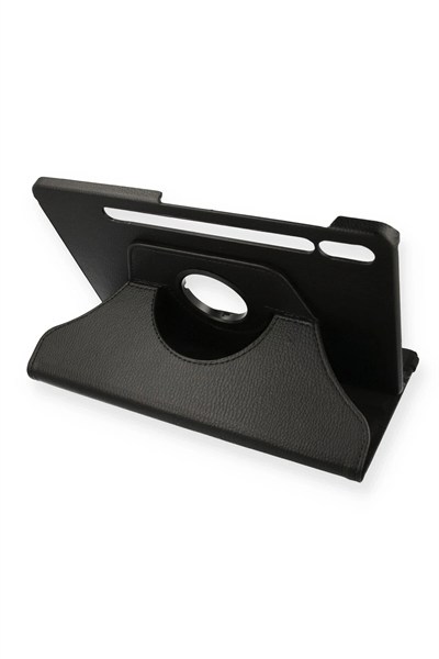 Mey İthalat®  Samsung Galaxy T870 Tab S7 11 Kılıf 360 Tablet Deri Kılıf - Siyah