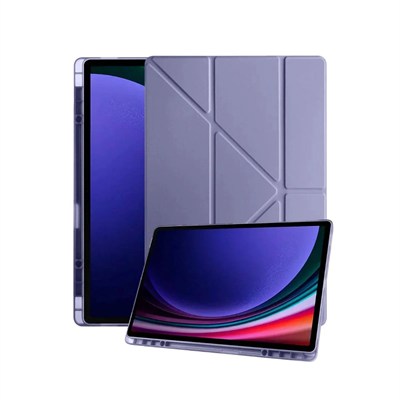 Mey İthalat®  Samsung Galaxy Tab A11 Kalemlikli Mars Tablet Kılıfı - Lavender