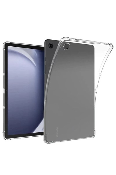 Mey İthalat®  Samsung Galaxy Tab A11 Plus Anti Shock Tablet Silikon - Şeffaf