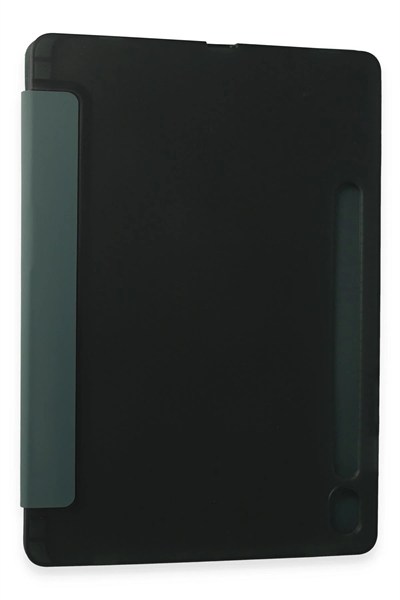 Mey İthalat®  Samsung Galaxy Tab A9 Kılıf Kalemlikli Mars Tablet Kılıfı - Koyu Yeşil