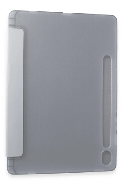 Mey İthalat®  Samsung Galaxy Tab A9 Kılıf Kalemlikli Mars Tablet Kılıfı - Gri