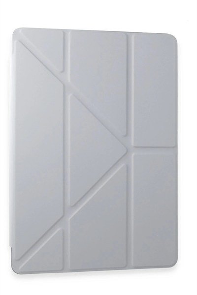 Mey İthalat®  Samsung Galaxy Tab A9 Kılıf Kalemlikli Mars Tablet Kılıfı - Gri
