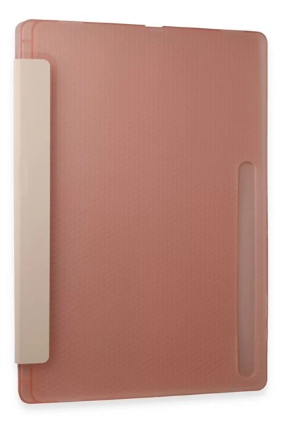 Mey İthalat®  Samsung Galaxy Tab A9 Kılıf Kalemlikli Mars Tablet Kılıfı - Rose Gold