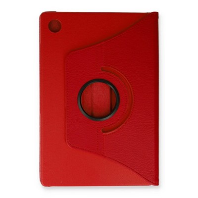 Mey İthalat®  Samsung Galaxy Tab A9 Plus Kılıf 360 Tablet Deri Kılıf - Kırmızı