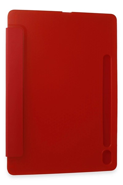 Mey İthalat®  Samsung Galaxy Tab A9 Plus Kılıf Kalemlikli Mars Tablet Kılıfı - Kırmızı