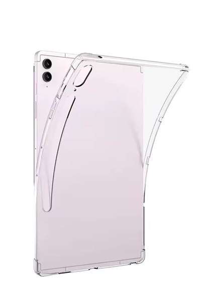 Mey İthalat®  Samsung Galaxy Tab S10 FE Plus 13.1 Kılıf Anti Shock Tablet Silikon - Şeffaf
