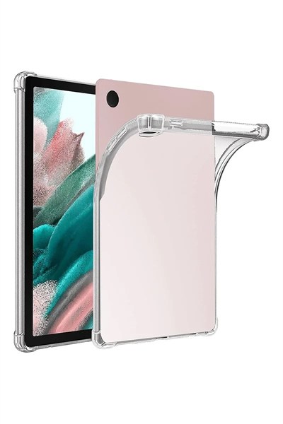 Mey İthalat®  Samsung Galaxy X510 Tab S9 FE 11 Kılıf Anti Shock Tablet Silikon - Şeffaf