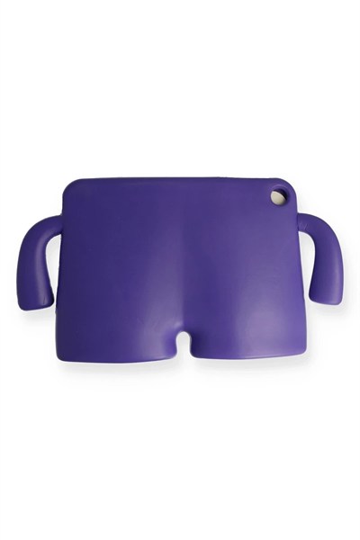 Mey İthalat®  Samsung Galaxy X610 Tab S9 FE Plus 12.4 Karakter Tablet Silikon - Mor