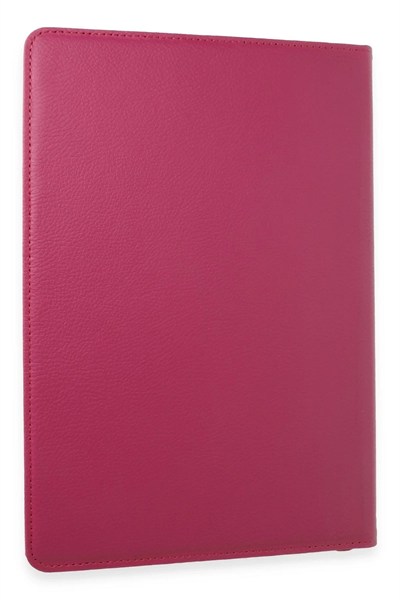 Mey İthalat®  Samsung Galaxy X610 Tab S9 FE Plus 12.4 Kılıf 360 Tablet Deri Kılıf - Pembe