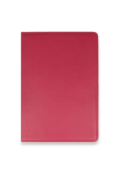 Mey İthalat®  Samsung Galaxy X800 Tab S8 Plus 12.4 Kılıf 360 Tablet Deri Kılıf - Pembe