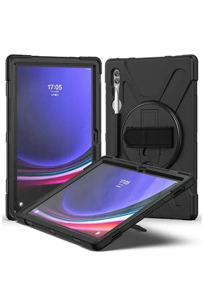 Mey İthalat®  Samsung Galaxy X930 Tab S11 Ultra 14.6 Kılıf Amazing Tablet Kapak - Siyah
