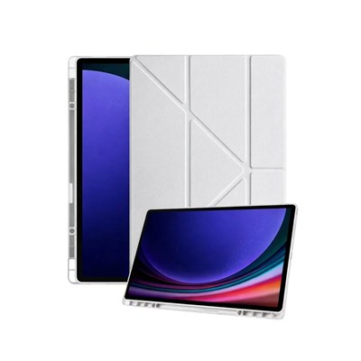 Mey İthalat®  Samsung Galaxy X930 Tab S11 Ultra 14.6 Kalemlikli Mars Tablet Kılıfı - Gri
