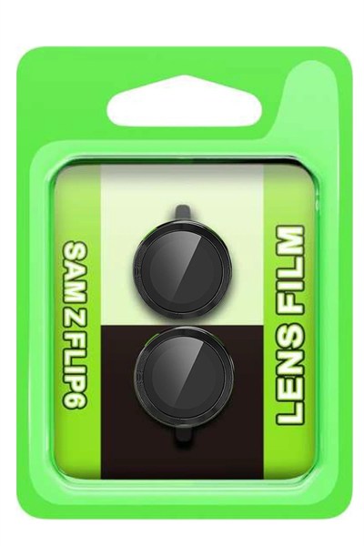 Mey İthalat®  Samsung Galaxy Z Flip 6 Raze Metal Kamera Lens - Siyah