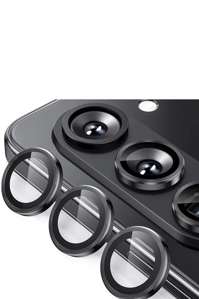 Mey İthalat®  Samsung Galaxy Z Fold 5 Valdez Metal Kamera Lens - Siyah