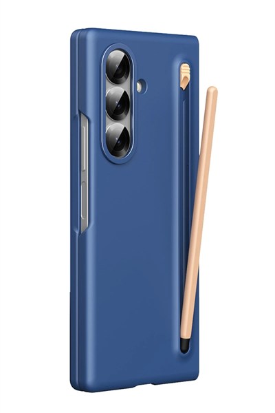 Mey İthalat®  Samsung Galaxy Z Fold 6 Hole Fold Kapak - Lacivert
