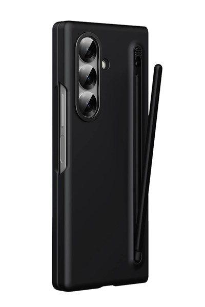 Mey İthalat®  Samsung Galaxy Z Fold 6 Hole Fold Kapak - Siyah