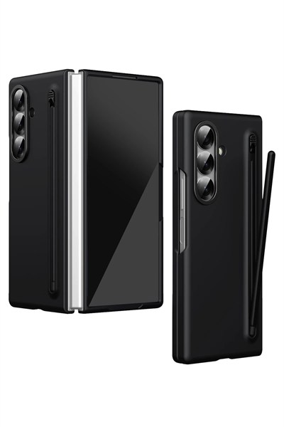 Mey İthalat®  Samsung Galaxy Z Fold 6 Hole Fold Kapak - Siyah