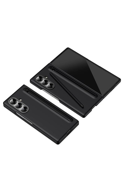 Mey İthalat®  Samsung Galaxy Z Fold 6 Hole Fold Kapak - Siyah