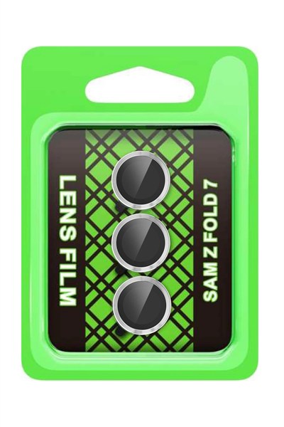 Mey İthalat®  Samsung Galaxy Z Fold 7 Raze Metal Kamera Lens - Gümüş