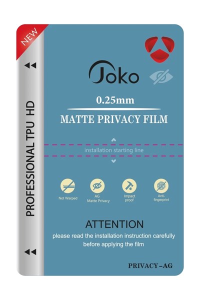 Mey İthalat®  TPU 0.25MM HD Makine Mat Hayalet Ekran Koruyucu