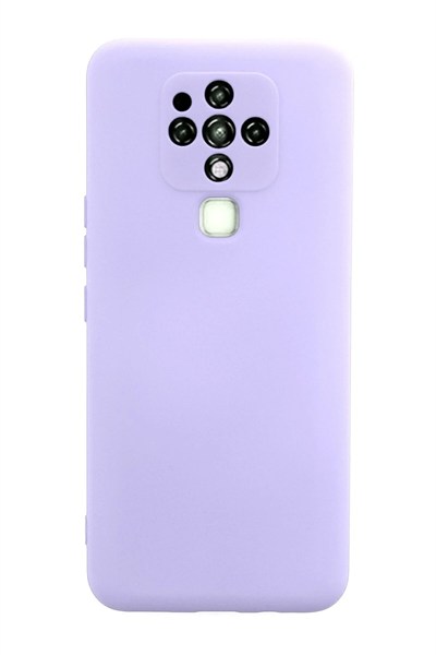Mey İthalat®  Tecno Camon 16 Kılıf Nano içi Kadife Silikon - Lila