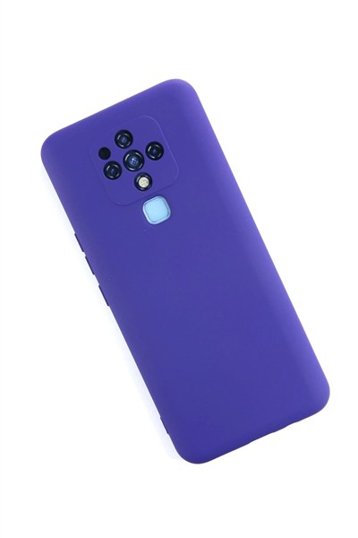 Mey İthalat®  Tecno Camon 16 Kılıf Nano içi Kadife Silikon - Mor