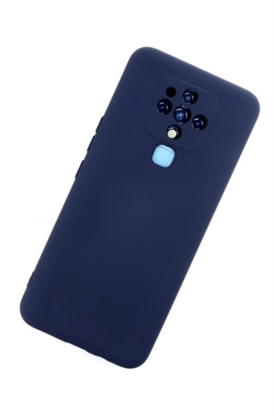 Mey İthalat®  Tecno Camon 16 Kılıf Nano içi Kadife Silikon - Lacivert