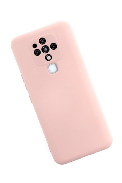 Mey İthalat®  Tecno Camon 16 Kılıf Nano içi Kadife Silikon - Pudra