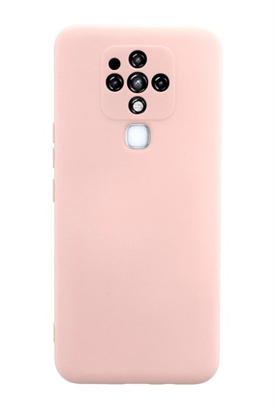 Mey İthalat®  Tecno Camon 16 Kılıf Nano içi Kadife Silikon - Pudra