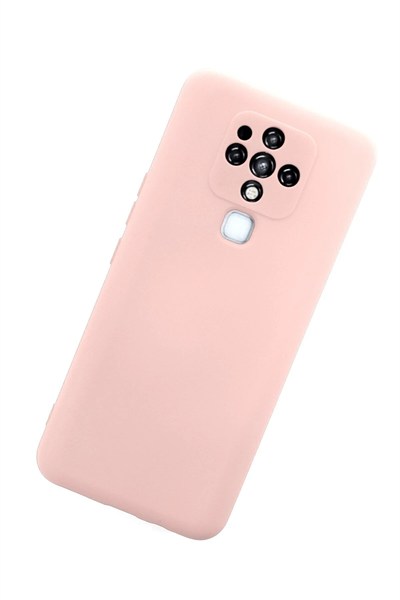 Mey İthalat®  Tecno Camon 16 Kılıf Nano içi Kadife Silikon - Pudra