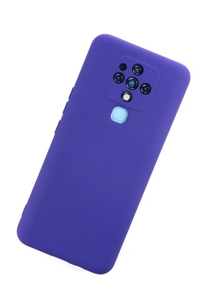 Mey İthalat®  Tecno Camon 16 Kılıf Nano içi Kadife Silikon - Mor