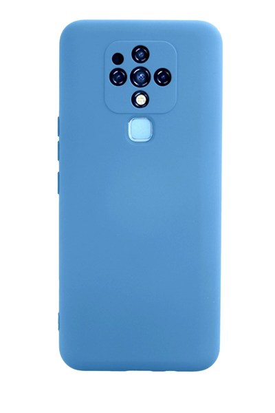 Mey İthalat®  Tecno Camon 16 Kılıf Nano içi Kadife Silikon - Mavi