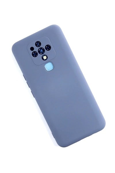 Mey İthalat®  Tecno Camon 16 Kılıf Nano içi Kadife Silikon - Gri