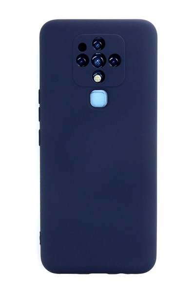 Mey İthalat®  Tecno Camon 16 Kılıf Nano içi Kadife Silikon - Lacivert