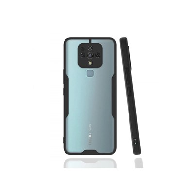 Mey İthalat®  Tecno Camon 16 Kılıf Platin Silikon - Siyah