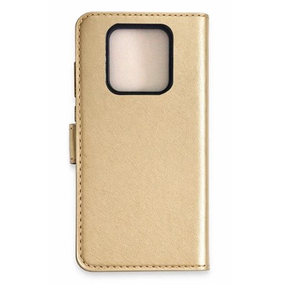 Mey İthalat®  Tecno Camon 16 Prime Trend S Plus Kapaklı Kılıf - Gold