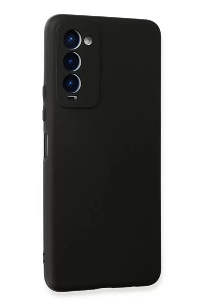 Mey İthalat®  Tecno Camon 18 Kılıf First Silikon - Siyah